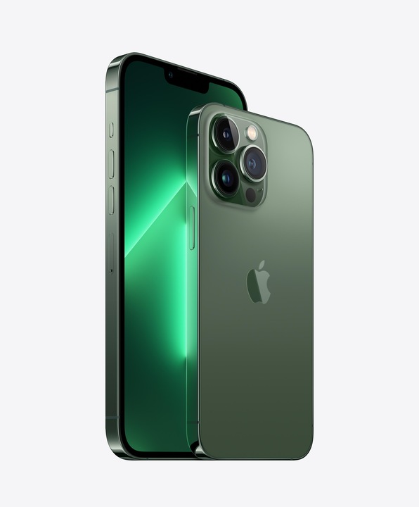 Productafbeelding Apple iPhone 13 Pro Max (256 GB, Alpengroen, 6.70", SIM + eSIM, 12 Mpx, 5G)
