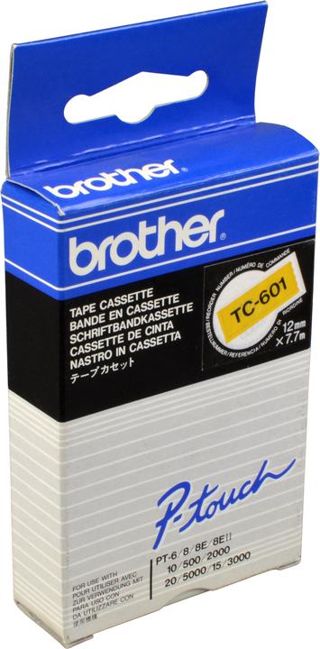 Actual product image Brother Tc-601 (1.20 cm, Yellow)