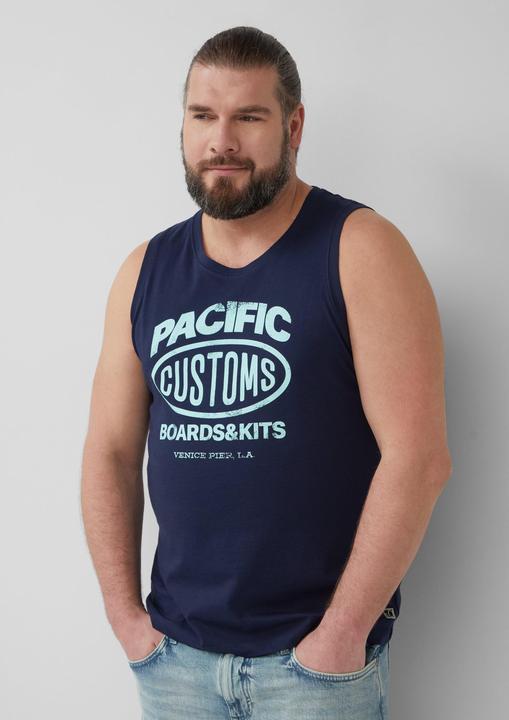 Actual product image S.Oliver T-Shirt Tanktop aus Baumwollle mit Frontprint (XXL)
