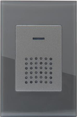 Image du produit Csdk SL Sonnette radio en gris anthracite foncé classique. 8 sonneries et jusqu'à 75 m de portée. Codage