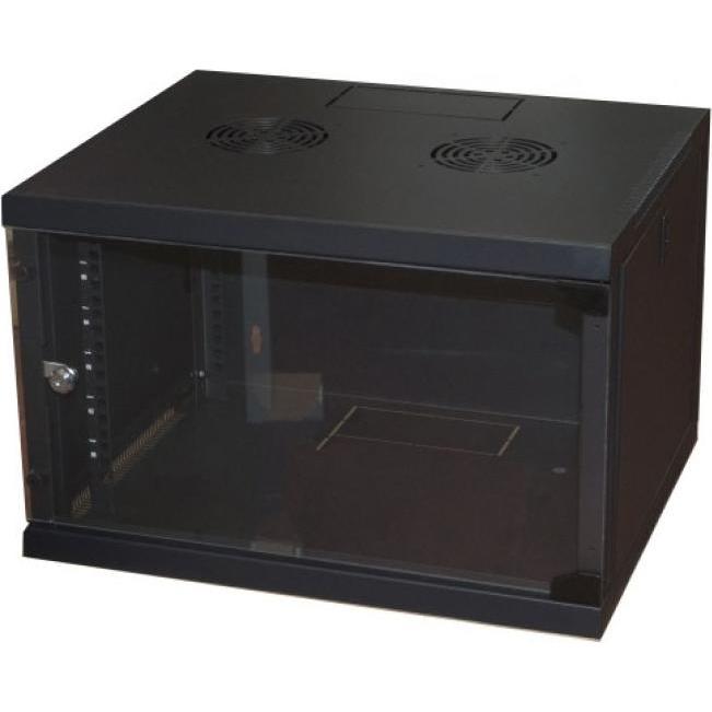 Link ARMADIO A MURO 19" 6 UNIT&#192, 350*540*450MM NERO (6 HE, 19 Zoll Rack), Serverschrank, Schwarz