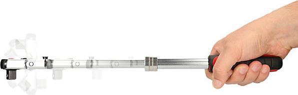 Productafbeelding KS Tools 1/4" SlimPOWER telescopische scharnier omkeerbare ratel (1/4")