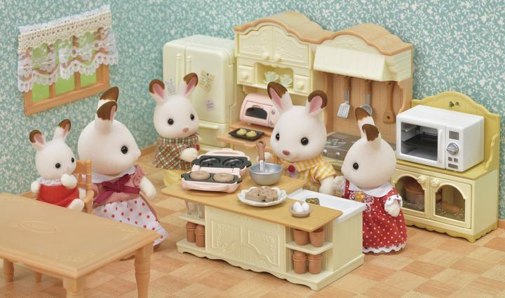 Actual product image Sylvanian Families microwave cabinet