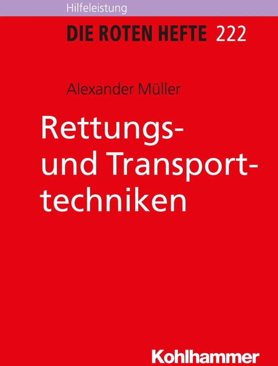 Produktbild Rettungs- und Transporttechniken (Deutsch, Alexander Müller, 2017)