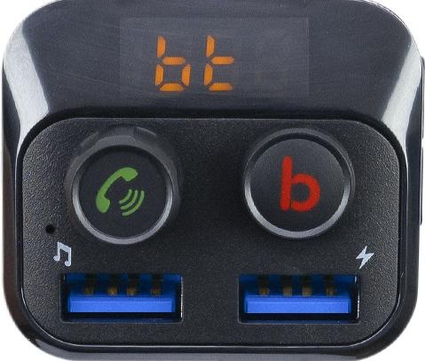 Productafbeelding PNI FM-modulator Valentine F250 Bluetooth 5.0, MP3-speler, FM-zender, micro SD-sleuf, dual