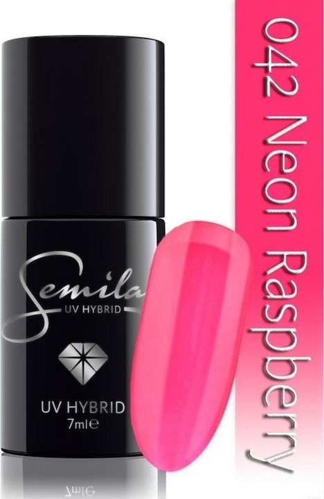 Semilac 042 Neon Raspberry 7ml (Neon Raspberry, UV-Gel Lack)