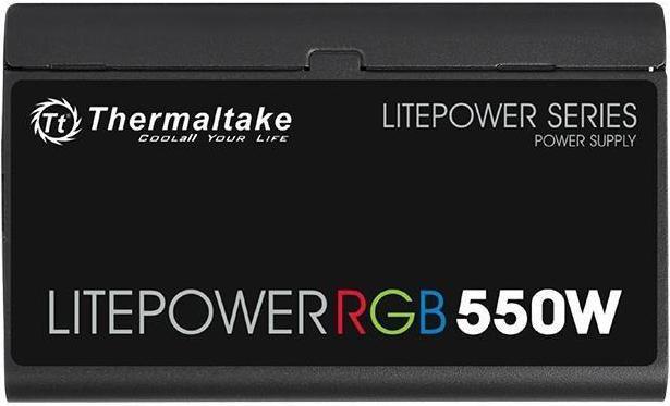 Actual product image Thermaltake Litepower RGB 550 W Power Supply (PS-LTP-0550NHSANE-1) (550 W)