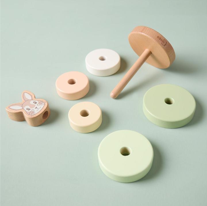 Image du produit Bieco Stapelspielzeug Stapelturm Hase Fine 10 cm x 10 cm x 18.5 cm