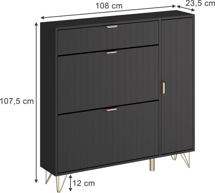 Produktbild Vicco Helge (108 x 23.50 x 107.50 cm)