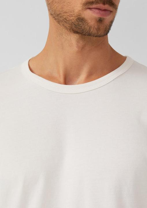 Produktbild s.Oliver T-Shirt Softes Longsleeve mit Crew Neck und Logo-Patch (S)