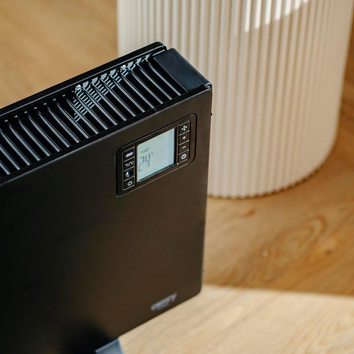 Produktbild Camry Radiator CR 7739 Convection fan heater with remote control, LCD display, Black | (2000 W)