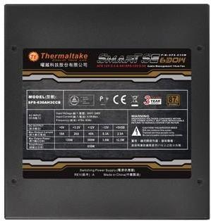 Produktbild Thermaltake PSU Smart SE Gold 630W 80+ Gold (630 W)