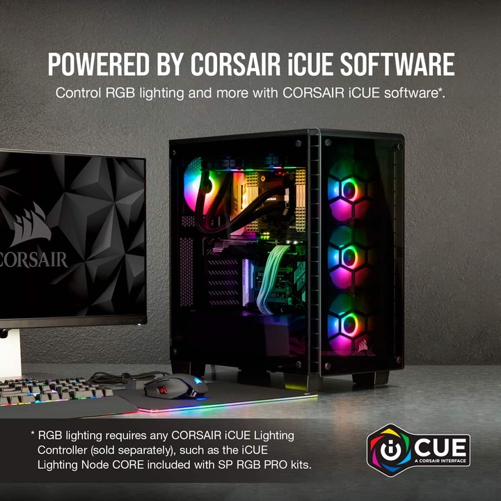 Actual product image Corsair SP140 RGB PRO (140 mm, 2 x)