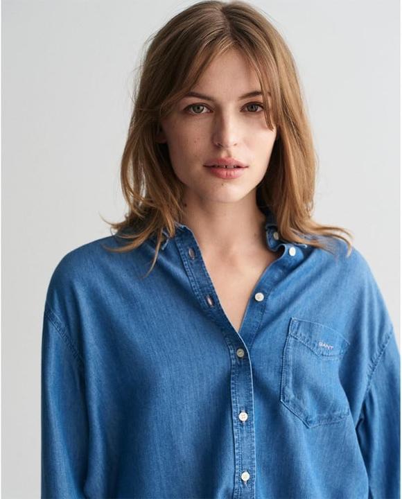 Produktbild GANT Camicia Indigo Rel (42)