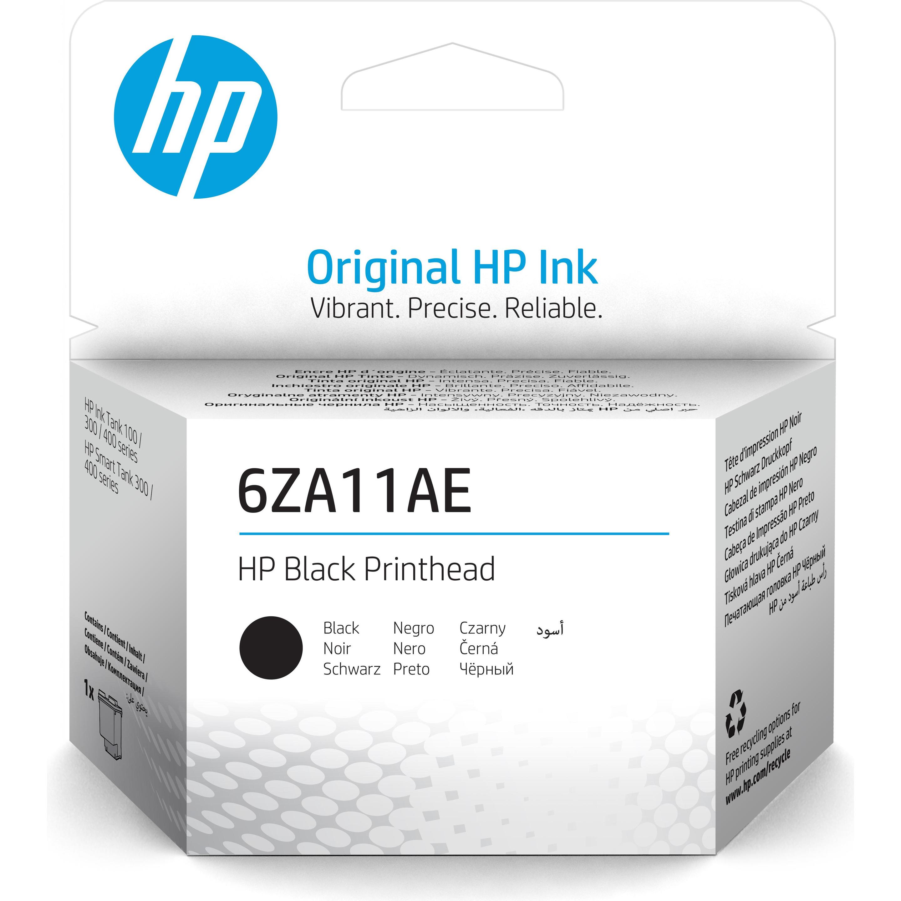 HP, Druckerpatrone, Druckkopf schwarz 6ZA11AE InkTank 100/300/400 (BK)
