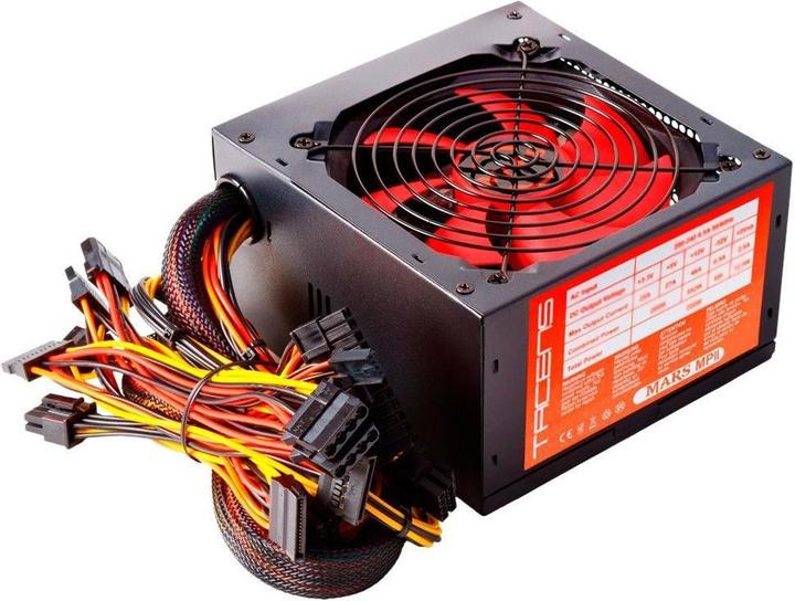 Actual product image Mars Gaming PSU Tacens MPII650 650W, 120mm, 14dB, 85+ efficiency (650 W)