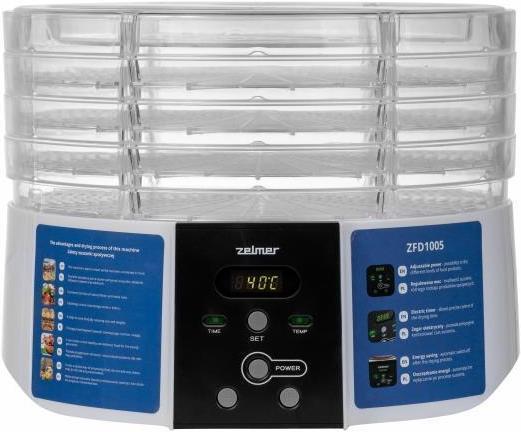 Actual product image Zelmer fruit and mushroom dryer ZFD1005