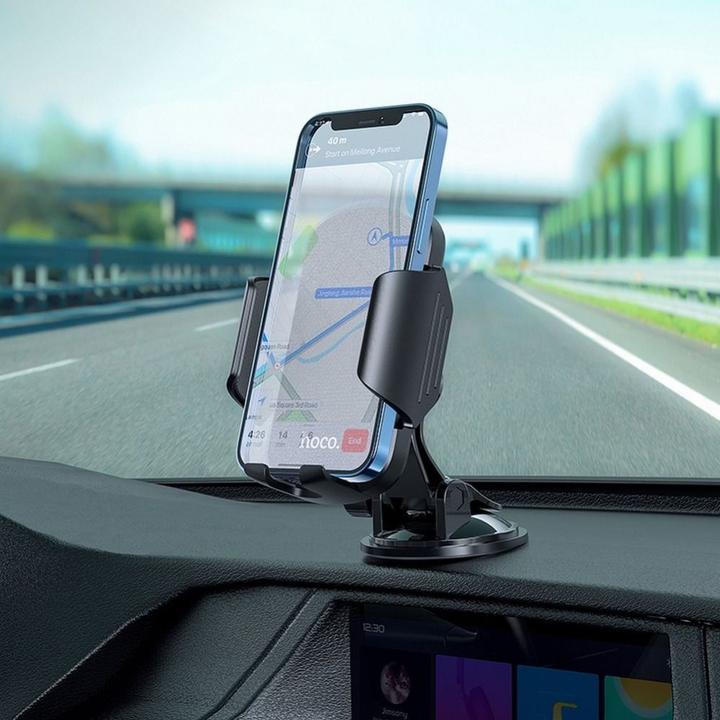 Actual product image Hoco - Car Holder Just Fast (CA82) - for Windshield and Dashboard - Black