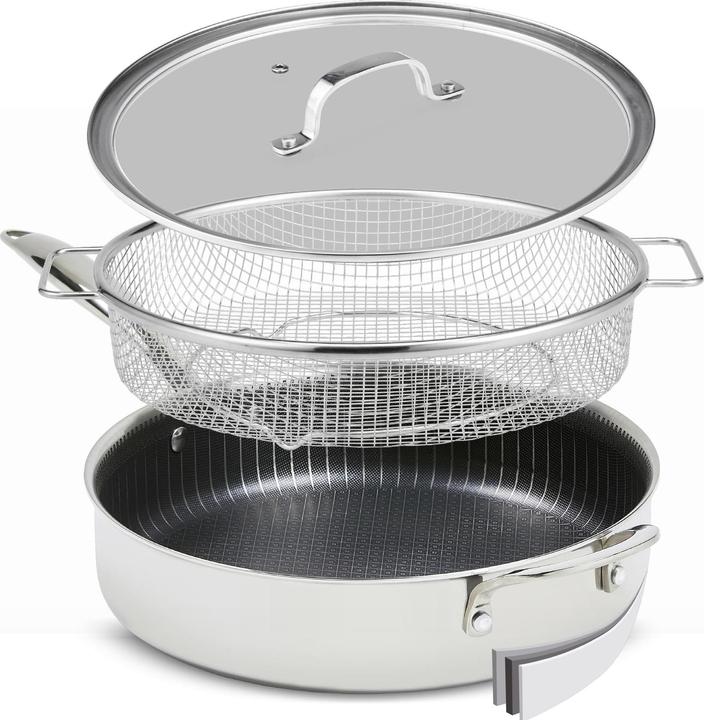 Produktbild Livington Titan Pan (24 cm, Bratpfanne, Aluminium, Edelstahl)