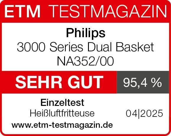 Image du produit Philips Airfryer Dual Basket NA352/00