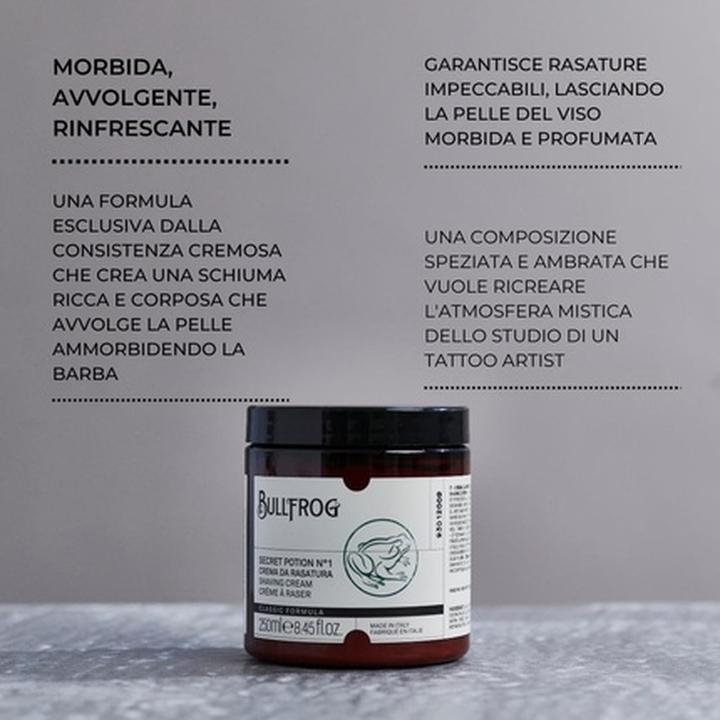 Image du produit Bullfrog Crème de rasage Potion secrète N°1 (250 ml, Crème à raser)