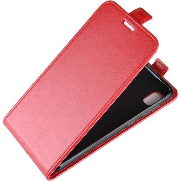Thumbnail - MU Classic Leder Flipcase Hülle (Samsung Galaxy A10), Smartphone Hülle, Rot