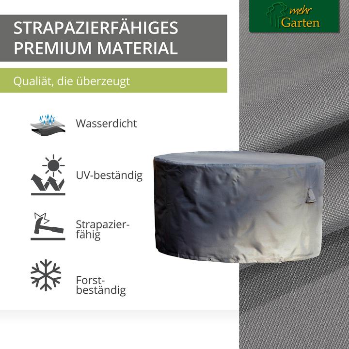 Produktbild Mehr Garten Premium Schutzhülle für Feuertisch eckig und rund