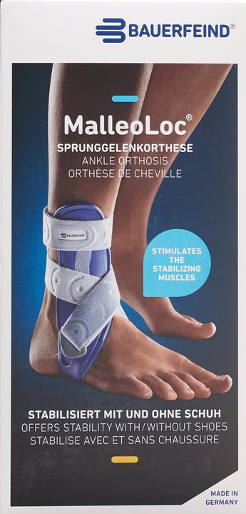 Produktbild Bauerfeind Stabilorthese Grösse 2 links titan (2)