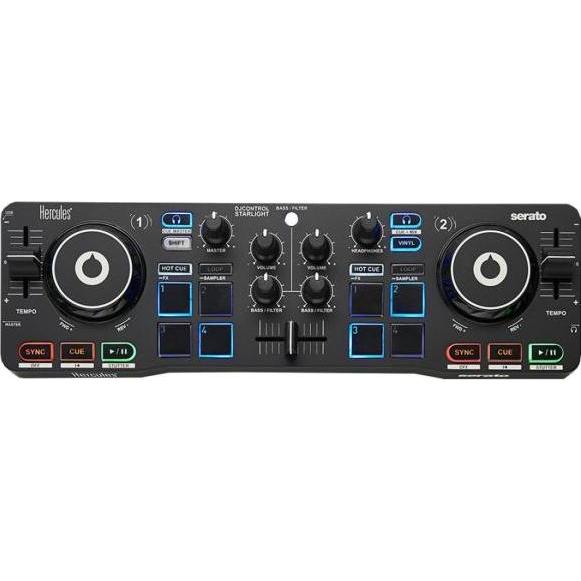Thumbnail - Hercules DJ Starter Kit DJ-Controller Set mit Kabel, DJ Controller