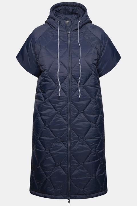 Actual product image Ulla Popken HYPRAR Quilted Drawstring Vest (60)