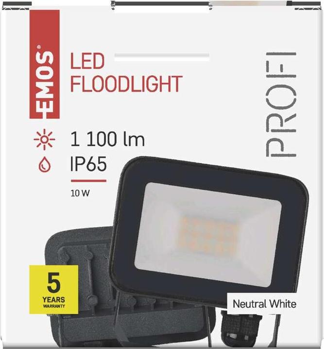 Produktbild Emos LED Flutlicht PROFI, 10W neutralweiss (1100 lm, IP65)