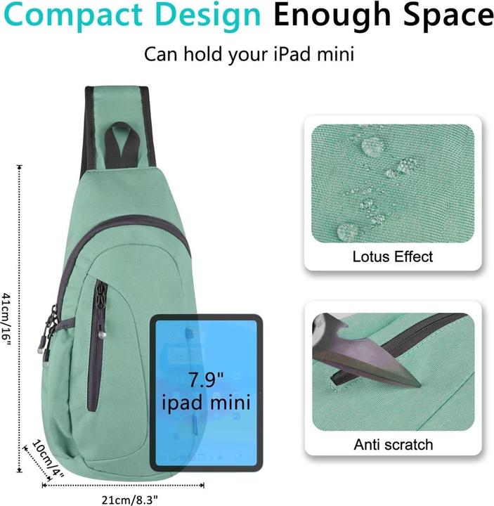 Produktbild Only-Bags.Store Elegante Umhängetasche mit 2 abnehmbaren breiten Schulterriemen und Kette Handytasche