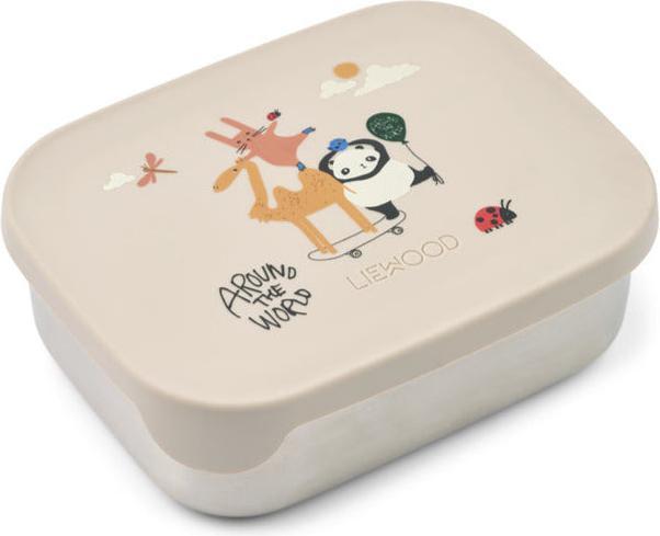 Actual product image Liewood Kinder Lunchbox Arthur Around the Worl Sandy