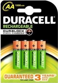 Productafbeelding Duracell Herladen Plus (4 Pcs., AA, 1300 mAh)