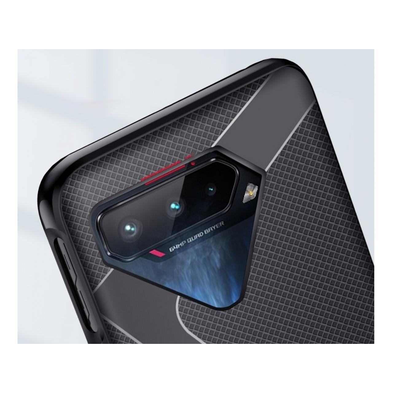 Thumbnail - Screenguard Asus ROG Phone 5S Pro Stealth Hülle TPU Case (Asus ROG Phone 5s Pro), Smartphone Hülle, Schwarz