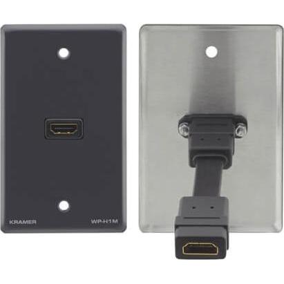 Kramer, Zubehör Elektroinstallation, WP-H1M WP-HDMI1M 099 Wand-Anschlussfeld f.HDMI passiv - Kabel