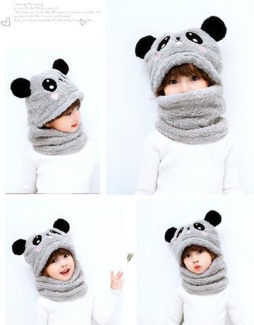 Produktbild MU Style Panda Series Kinder Cartoon Winter Mütze