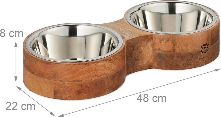 Actual product image Relaxdays Ciotole-alzate cani (2.20 l)