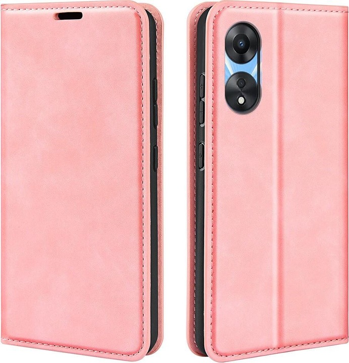 Actual product image Cover-Discount OPPO A58 5G / A78 5G - Stand Flip Case Cover pink-Copy (Oppo A78 5G, Oppo A58)