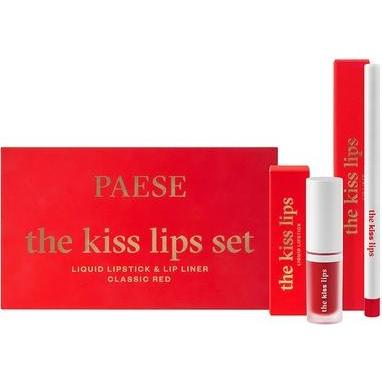 Paese, Lippenstift + Lipgloss, Paeseset The Kiss Lips Lippenstift 06 Klassisch Rot - 34ml (06 Classic Red)