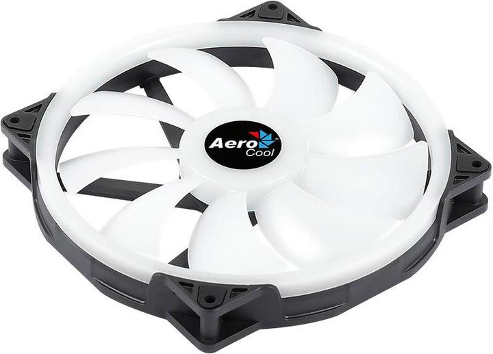 Actual product image AeroCool Duo 20 computer case fan 20 cm black (200 mm, 1 x)