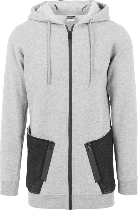 Actual product image Urban Classics Long Peached Tech Zip Hoody (S)