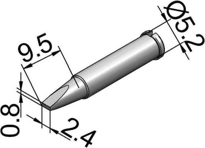 Produktbild Kurtz Ersa Lötspitze 2,4mm meisselförmig (Lötspitze)