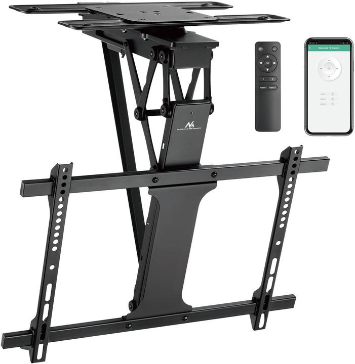 Actual product image Maclean electric ceiling TV mount TUYA support max VESA 600x400 90st swivel remote (Ceiling, 35 kg, 32" - 75")