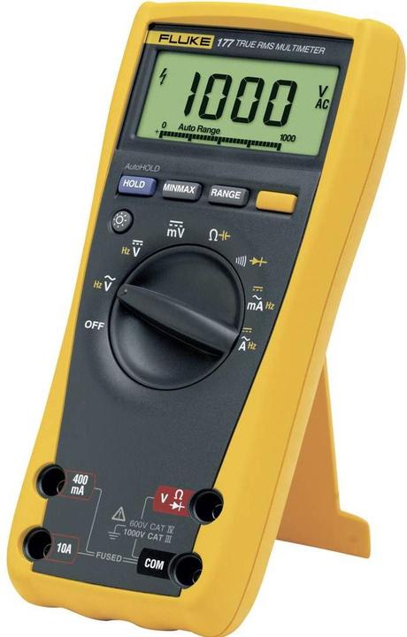 Produktbild Fluke 177 Hand-Multimeter kalibriert (ISO) digital CAT III 1000 V, CAT IV 600 V (CAT IV 600V, CAT III 1000V)
