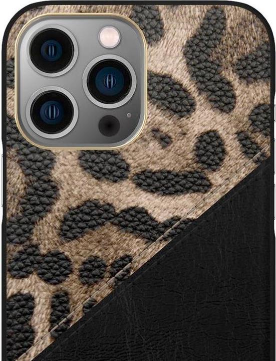 Actual product image iDeal Of Sweden Designer Hard Cover Midnight Leopard (Apple iPhone 13 Pro)