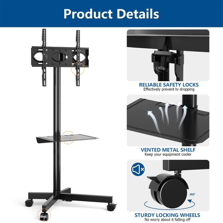 Produktbild River Systems TV Ständer (Universal, 60", 5 kg)