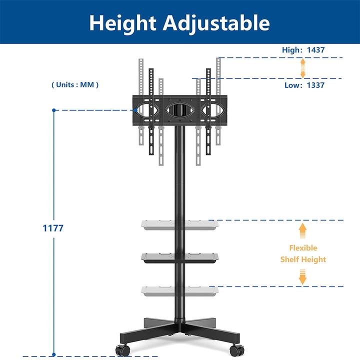 Produktbild River Systems TV Ständer (Universal, 60", 5 kg)