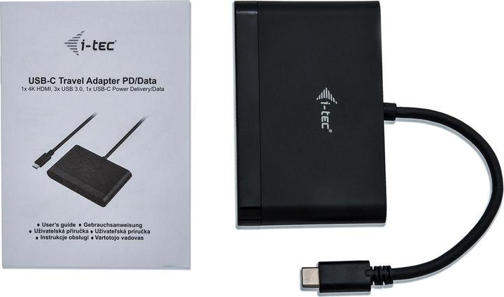 Produktbild i-tec USB C HDMI Travel Adapter PD/Data (USB-C, 4 Ports)