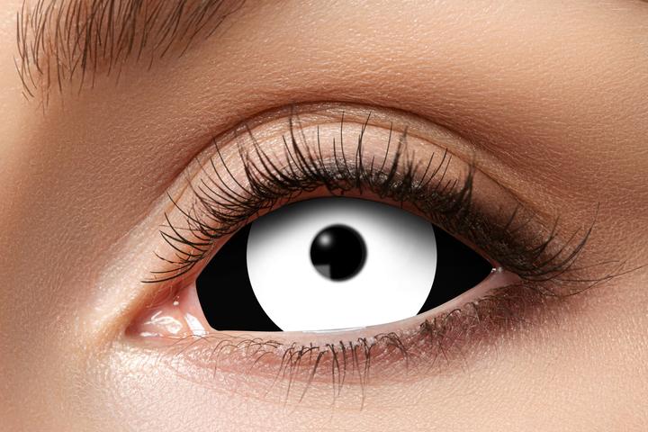 Actual product image Eyecatcher Contact lenses Sclera white/black (White, Black)